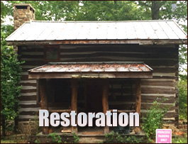 Historic Log Cabin Restoration  Williamsburg, Kentucky